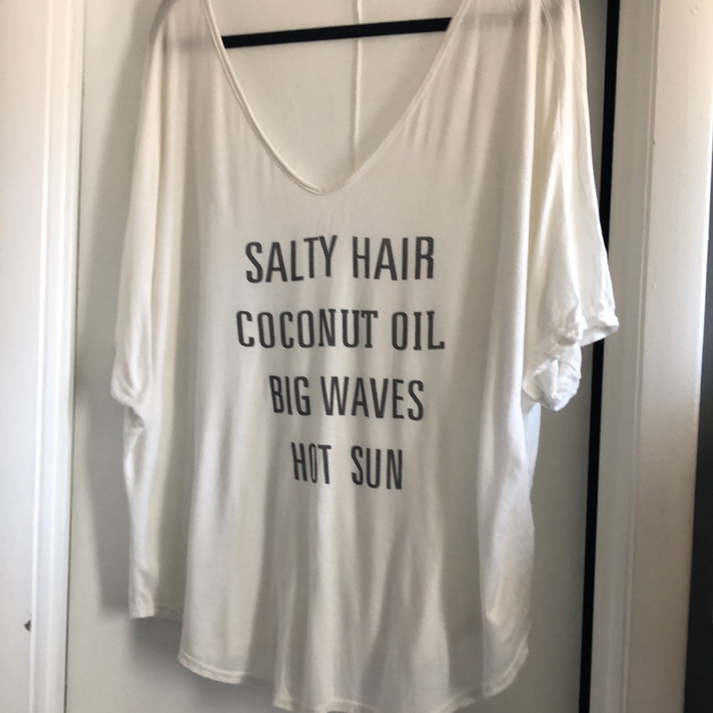 Beach vibes White summer top